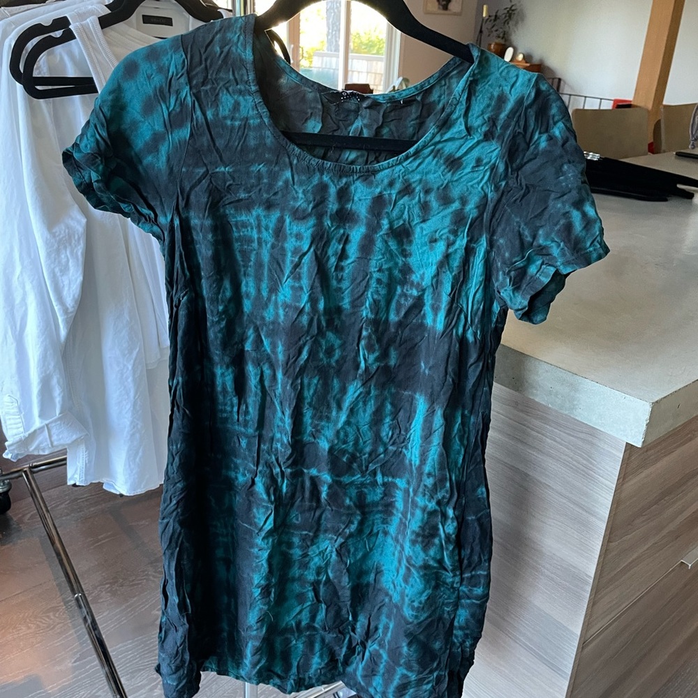 Obey Bleach Dyed Tye Dye Dress
